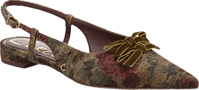 Women's Delanie Pointed-Toe Slingback Flats