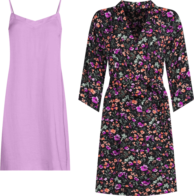 Women's Matte Satin 2 Piece Pajama Set