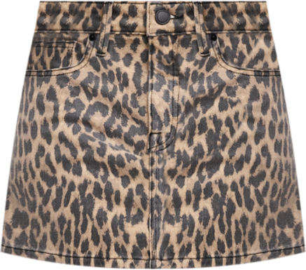 Women's Leopard Pattern Mini Skirt