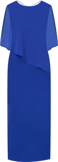 Women's X Back Overlay Maxi Dress