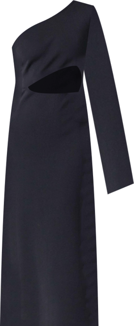 Women's Knit One Shoulder Midi Dress