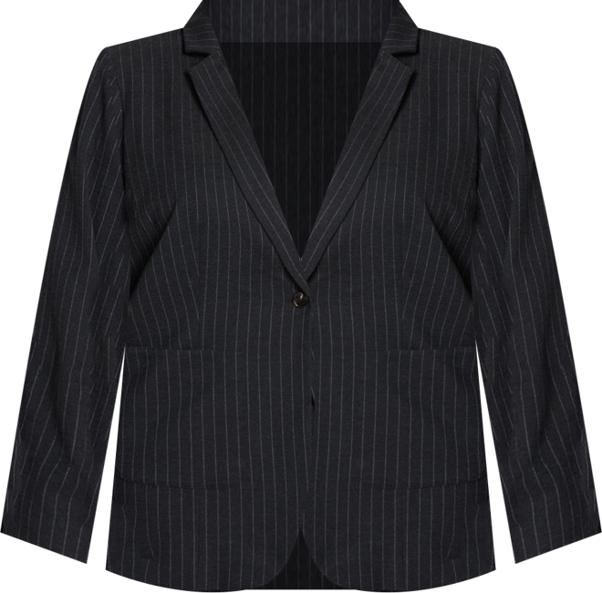Womens Plus The Pinstripe Blazer