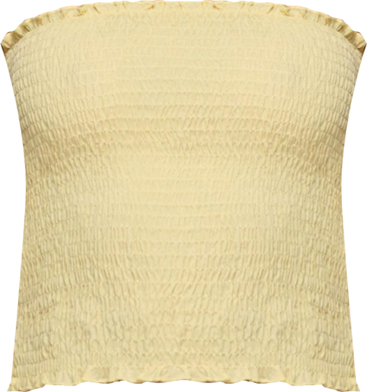 Womens Emmet Strapless Scrunch Top