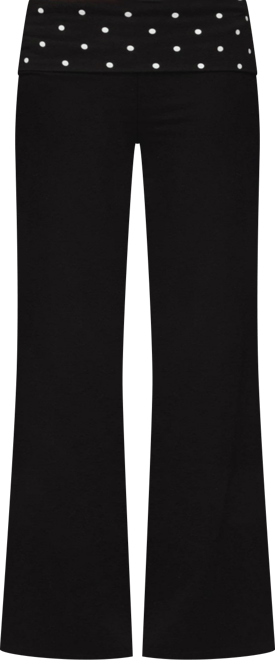 Women's Reeva Polka Dot Fold Over Pants