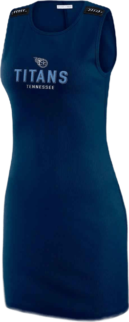 Women's x Gracie Hunt Navy Tennessee Titans Ribbed Tank Dress