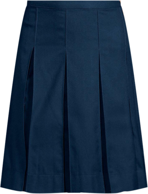 Women's Above the Knee Box Pleat Skirt
