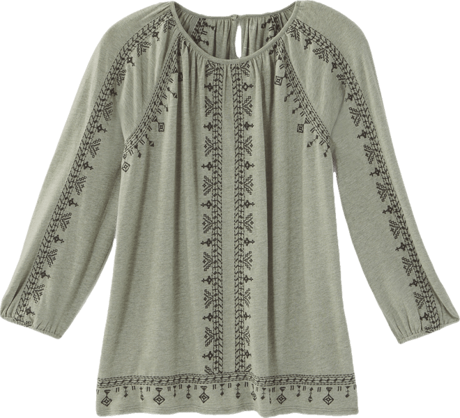 PURE JILL EMBROIDERED A-LINE TOP | JJill