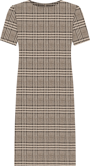 calvin klein plaid shirt dress $150 Calvin Klein Women's Black White Plaid Long Sleeve Shirt Dress Size 12
