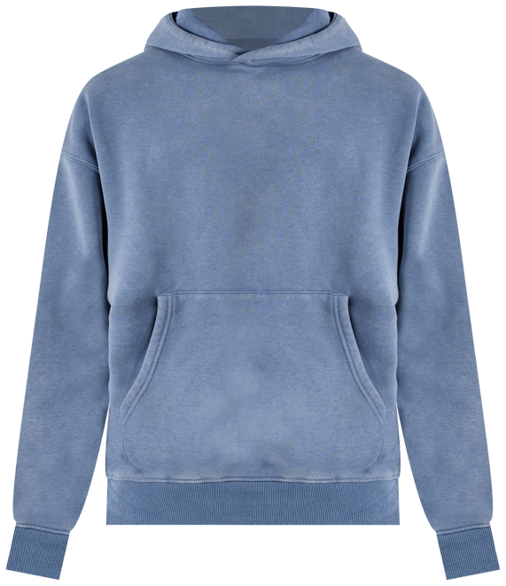 DH Essentials Acid Wash Pullover Hoodie