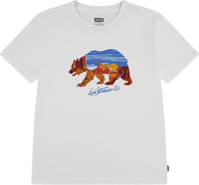 Big Boys Scenic Bear Short Sleeve T-Shirt
