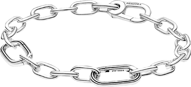 Me Sterling Silver Link Chain Bracelet