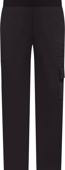 Men's Ess Regular-Fit Logo Embossed Fleece Cargo Pants