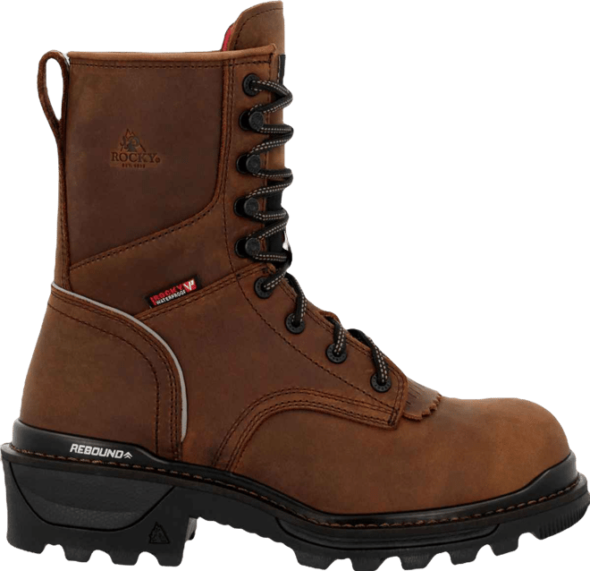 Men's Rams Horn Logger Composite Toe Work Boot