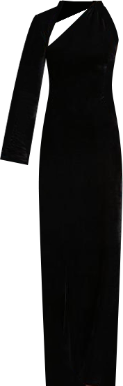 Women's Manhattan Velvet Slit Gown