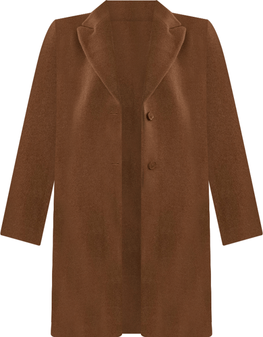 Women's Wool-Blend Walker Coat