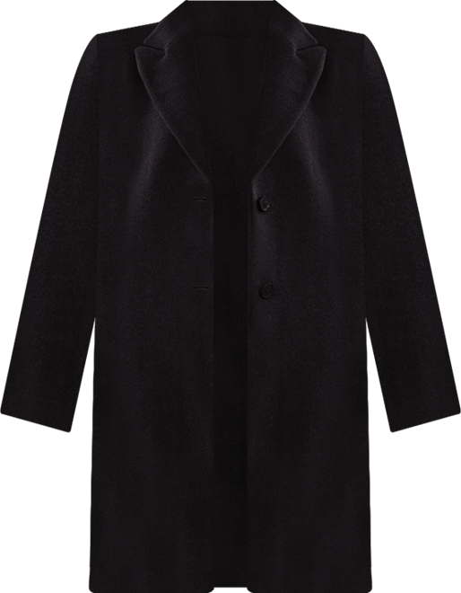 Women's Wool-Blend Walker Coat