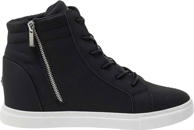 Women's Black Wedge Sneaker