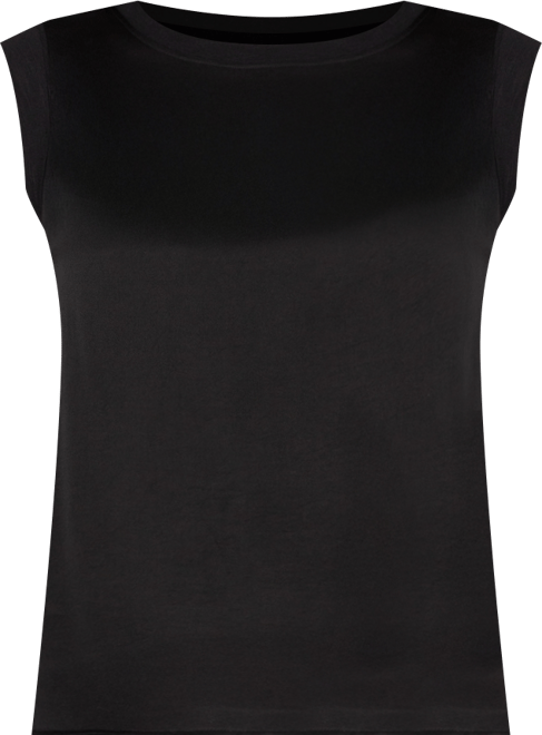 Women's Sleeveless Boat-Neck