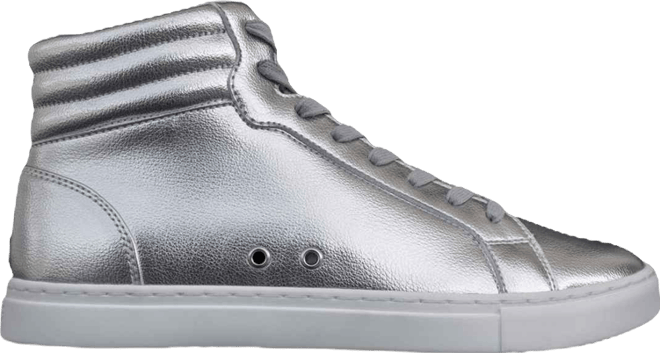 Women's Silver High-top Sneaker