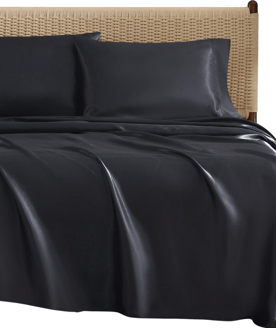 Silky Satin 4-Pc. Sheet Set, Queen