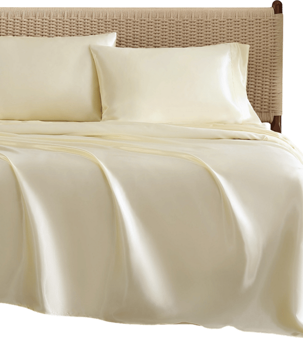 Silky Satin 4-Pc. Sheet Set, King