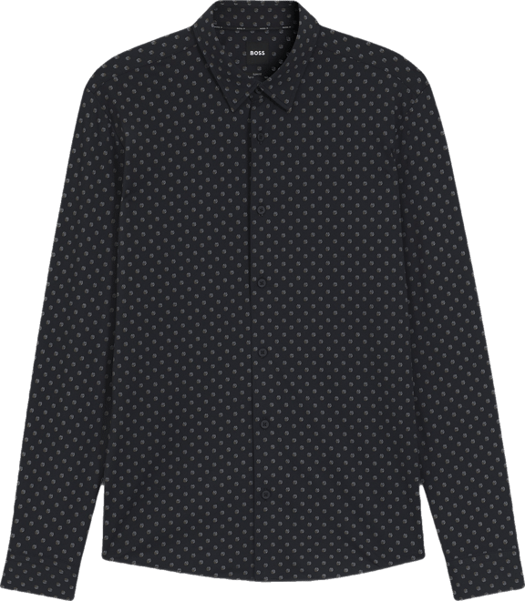 Boss by  Men's Performance-Stretch Slim-Fit Dress Shirt