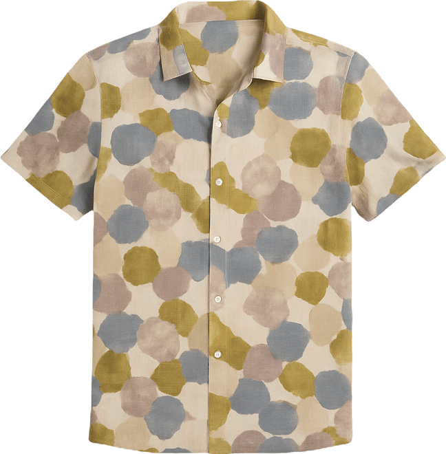 Men's Multicolour Abstract Print Shirt