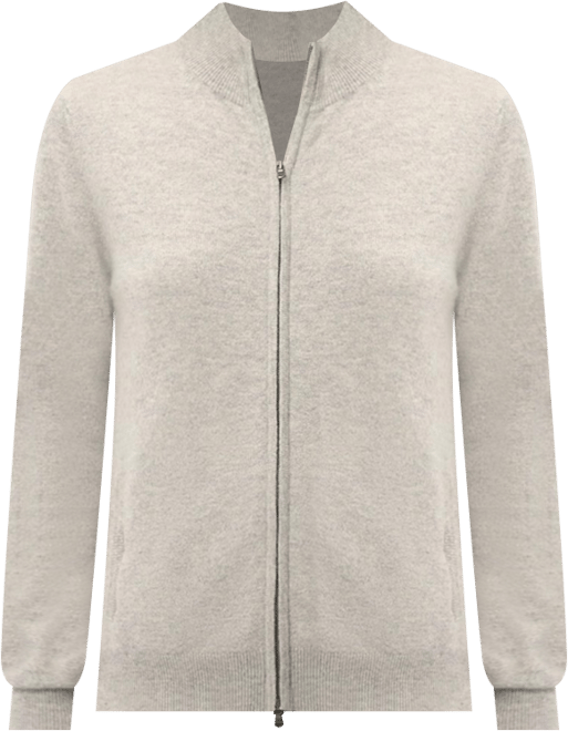 Women's Cashmere Full-Zip Cardigan