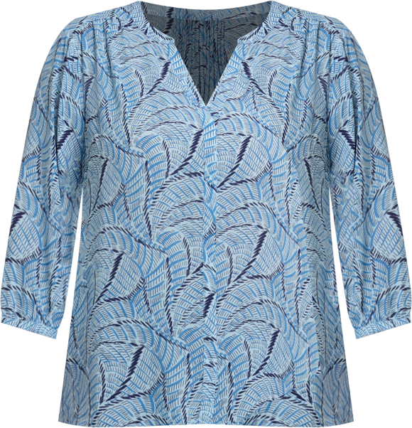 Plus Size Pintuck V-neck Top