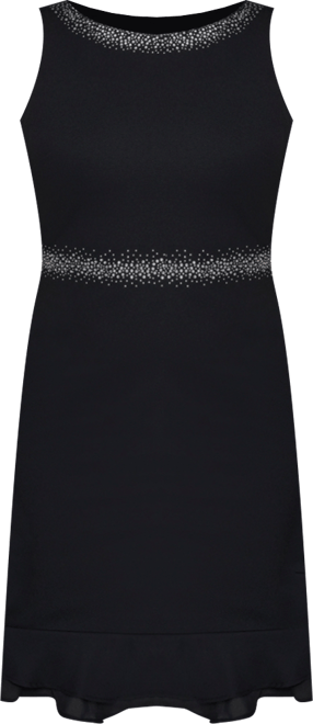 Women's Ruffled-Hem A-Line Dress