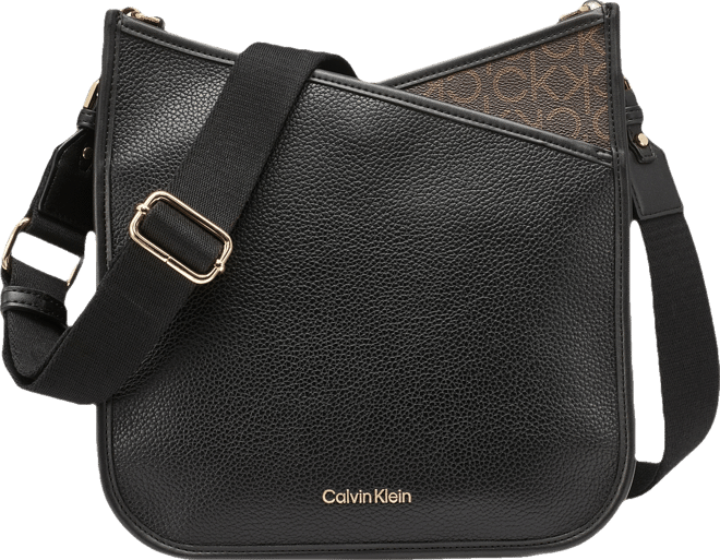 Lyla Signature-Blocked Adjustable Crossbody with Web Strap