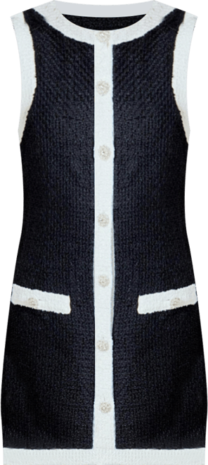 Women's Tweed Sleeveless Mini Dress