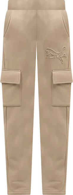 Men's Ess Regular-Fit Logo Embossed Fleece Cargo Pants