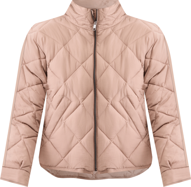 Women's Cropped Diamond Quilted A-Line Jacket, Exclusively at Macy's