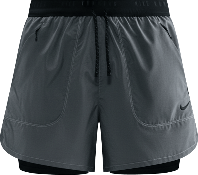 Nike Reflektierende 2-in-1-Laufshorts (ca. 10 cm, Herren)