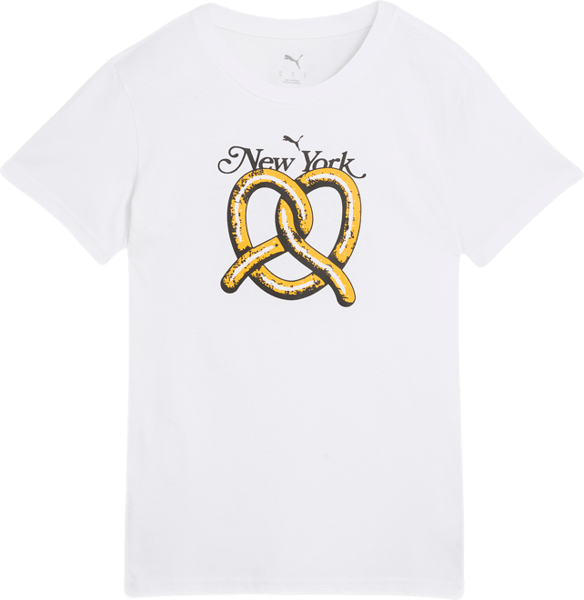 PUMA NYC Women's Pretzel Graphic T-Shirt