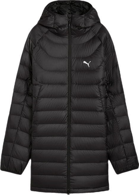 PUMA Outerwear Women's Long Hooded Down Coat