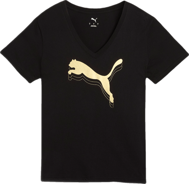PUMA Essentials Metallic Women's V-Neck T-Shirt