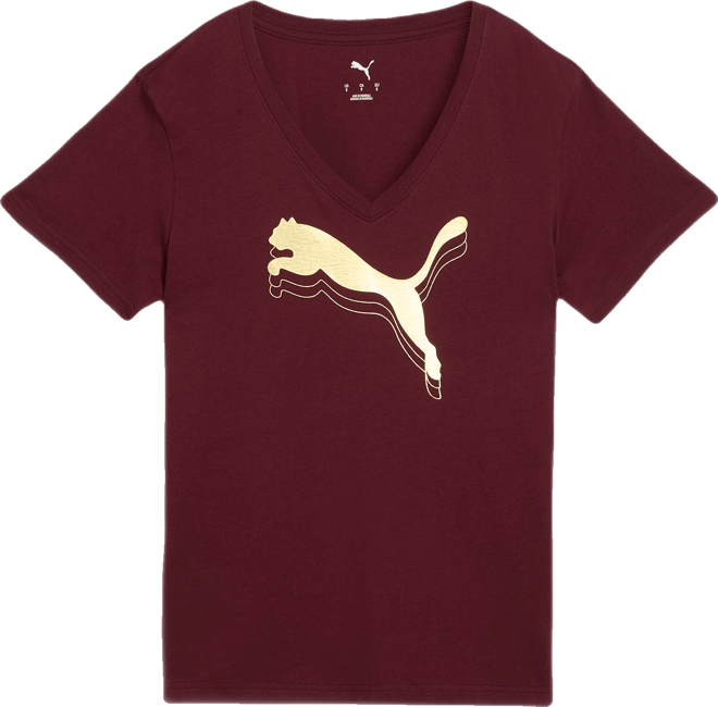 PUMA Essentials Metallic Women's V-Neck T-Shirt