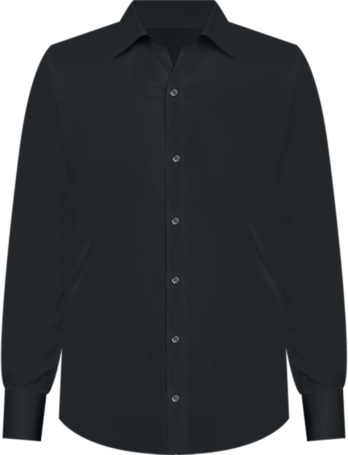 Awearness Kenneth Cole Slim Fit Solid Dress Shirt, Black | Men's Wearhouse