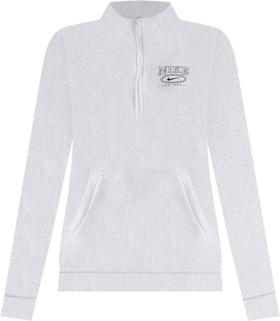 Women's Nike Sportswear Club Fleece Mock-Neck 1/2-Zip Graphic