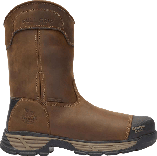 Men's Durablend Edge 10" Waterproof Alloy Toe Pull On Work Boot