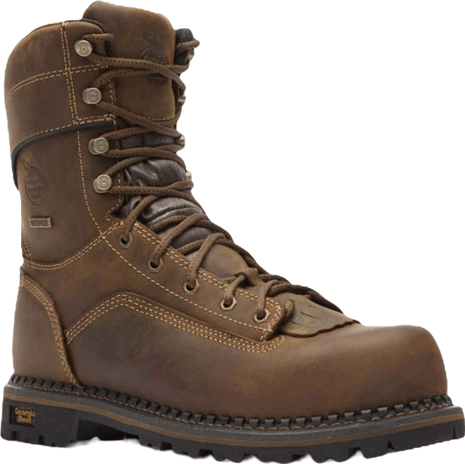 Men's Amp Lt Low Heel Logger Composite Toe Waterproof Work Boot