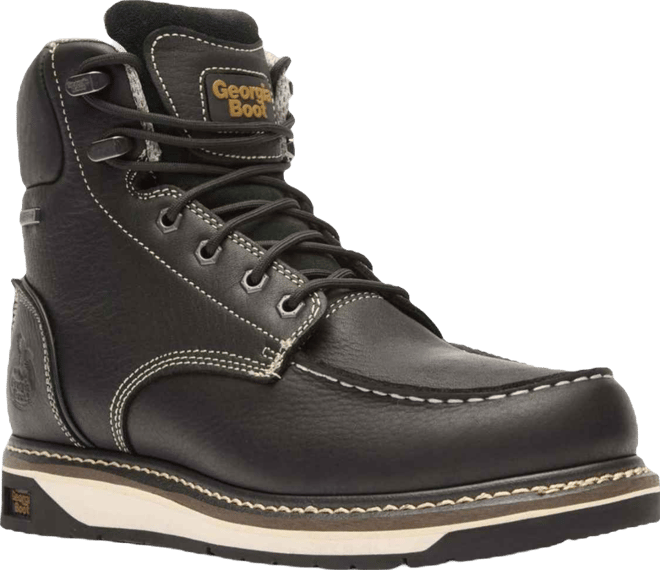 Men's Amp Lt Wedge Waterproof Moc-Toe Work Boot