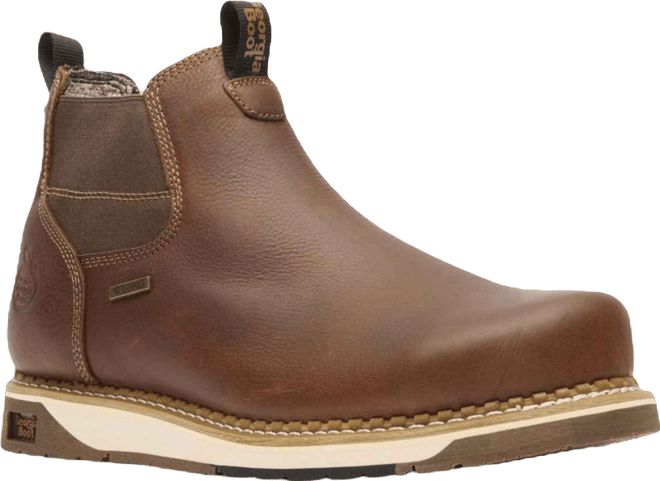 Men's Amp Lt Wedge Steel Toe Waterproof Chelsea Work Boot