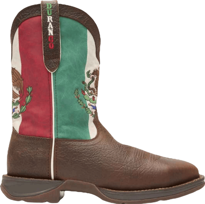 Men's Rebel by Steel Toe Mexico Flag Western Boot