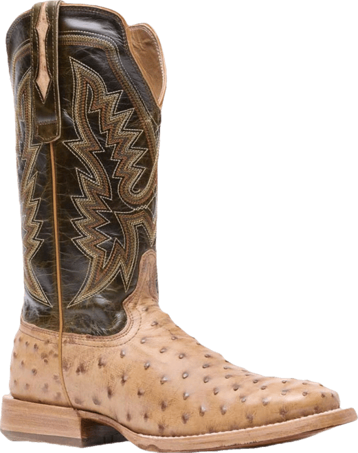 Men's Prca Collection Full-Quill Ostrich Western Boot