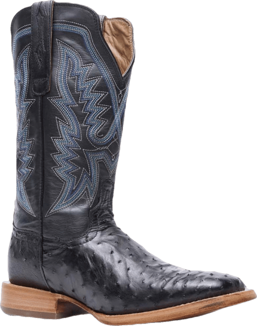 Men's Prca Collection Full-Quill Ostrich Western Boot