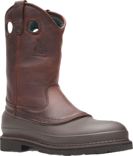 Men's Muddog Steel Toe Wellington Work Boot