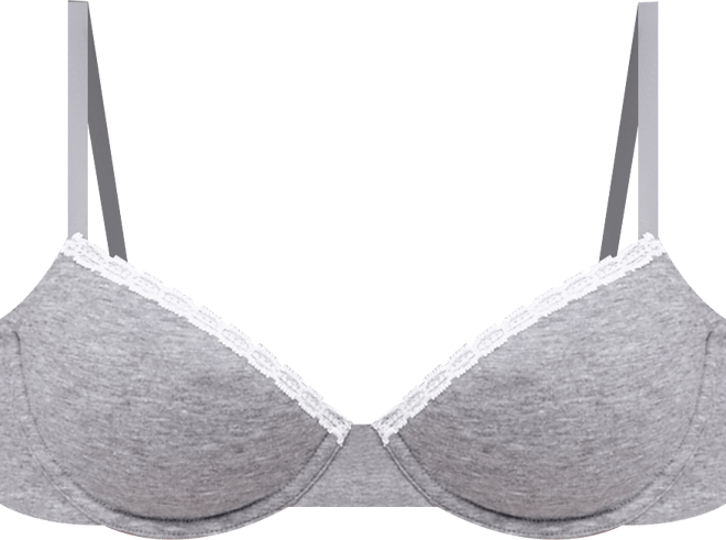 Women's Adorned Cotton Underwire Bra